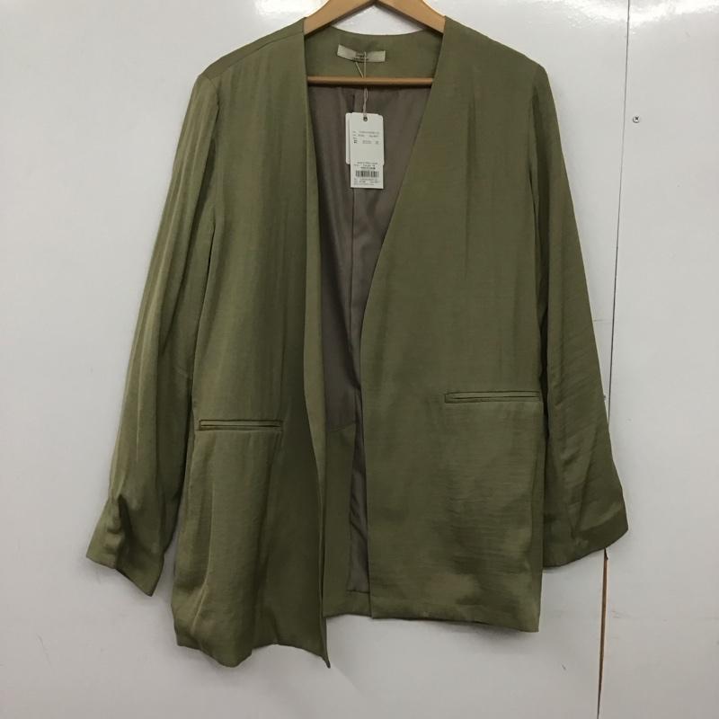 アングリッド Ungrid ジャケット、上着 ジャケット、ブレザー 112010133201-01 ヴィンテージサテンカラージャケット FREE 無地 緑 / グリーン /  レディース USED 古着 中古 10146686