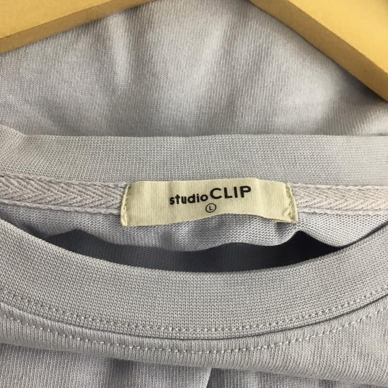 スタディオクリップ studio CLIP Tシャツ 半袖 半袖カットソー 無地Tシャツ クルーネックカットソー L 無地 マルチカラー / マルチカラー /  レディース USED 古着 中古 10146690