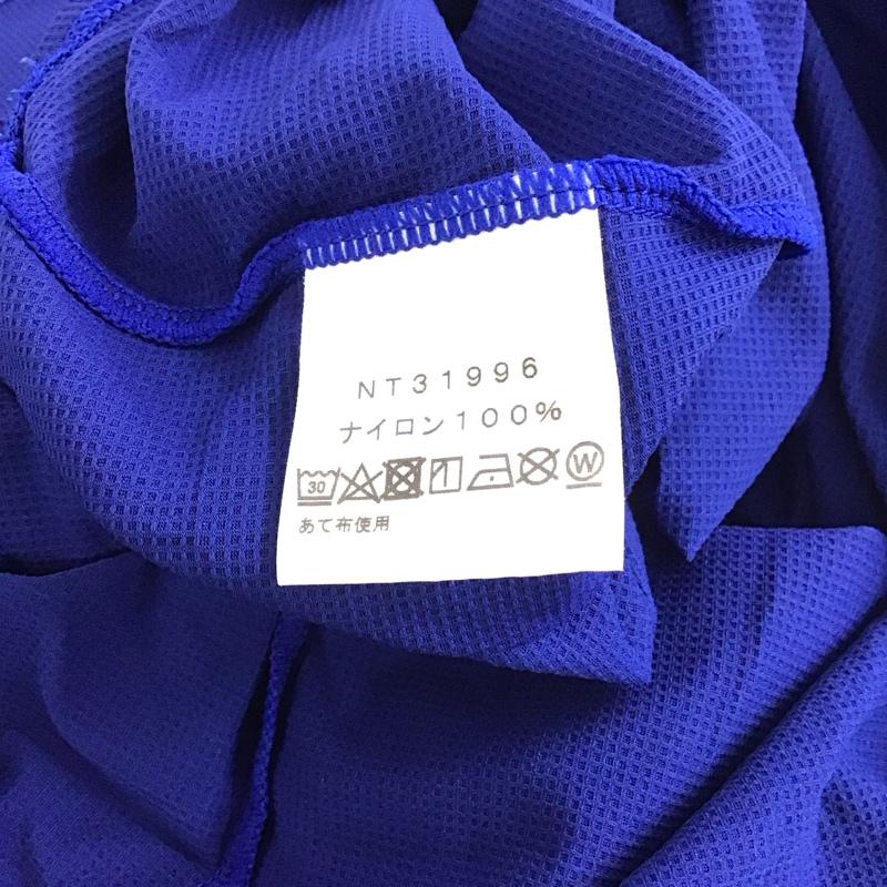 ザノースフェイス THE NORTH FACE Tシャツ 半袖 nt31996 半袖カットソー プリントTシャツ L ロゴ、文字 青 / ブルー /  メンズ USED 古着 中古 10146704