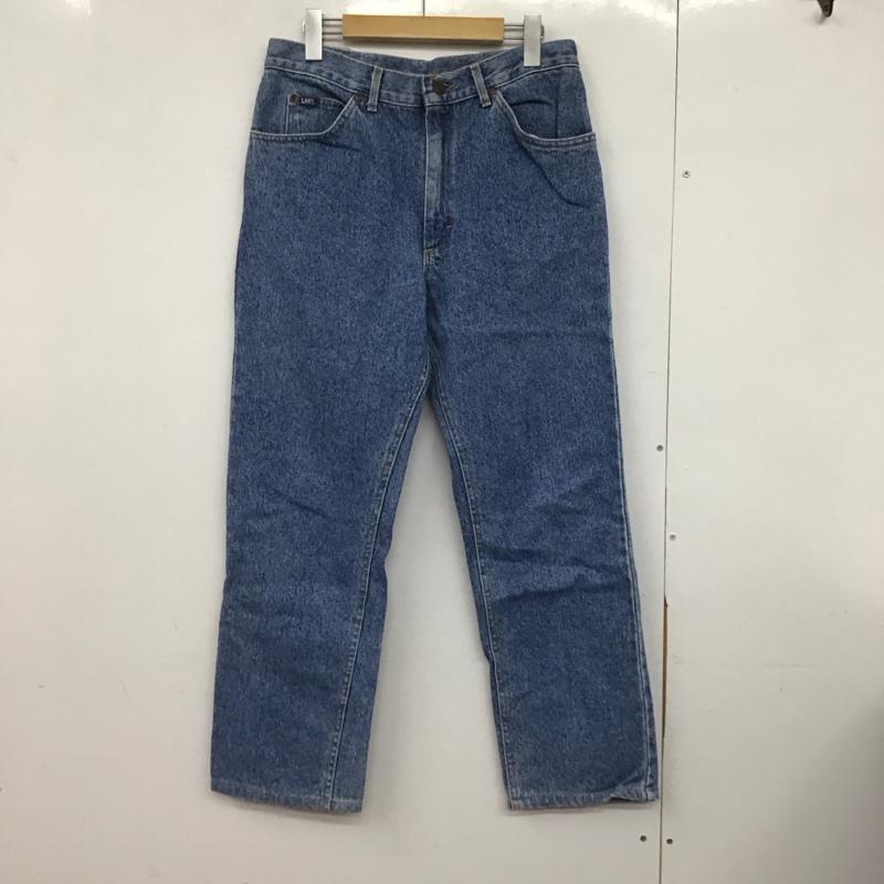 リー Lee パンツ デニム、ジーンズ デニムパンツ ワイドパンツ カジュアルパンツ 80s 32インチ 無地 インディゴ / インディゴ /  メンズ USED 古着 中古 10146727