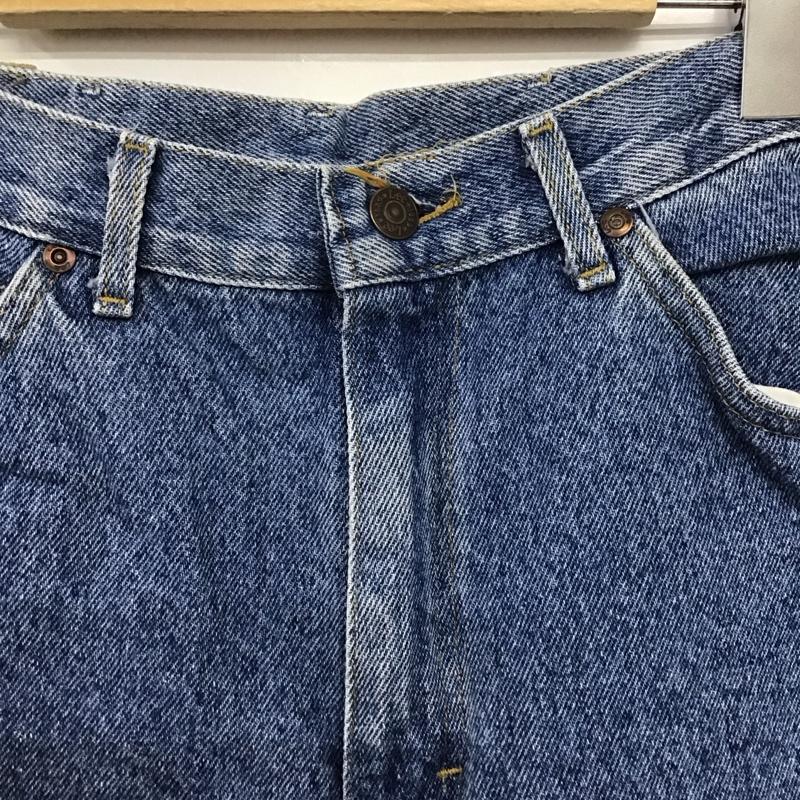 リー Lee パンツ デニム、ジーンズ デニムパンツ ワイドパンツ カジュアルパンツ 80s 32インチ 無地 インディゴ / インディゴ /  メンズ USED 古着 中古 10146727