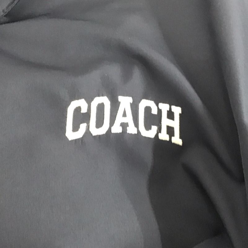 コーチ COACH ジャケット、上着 ジャンパー、ブルゾン ジップアップジャケット ナイロンジャケット アウター M ロゴ、文字 紺 / ネイビー /  メンズ USED 古着 中古 10146729