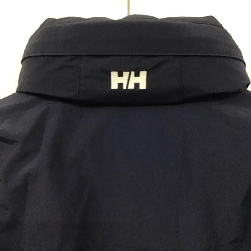 ヘリーハンセン HELLY HANSEN ジャケット、上着 ジャンパー、ブルゾン ジップアップジャケット ナイロンジャケット アウター スタンドカラー L ロゴ、文字 紺 / ネイビー /  メンズ USED 古着 中古 10146730