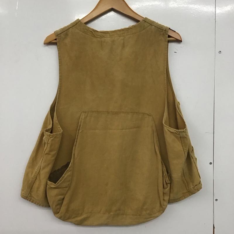 古着 USED ベスト ベスト ベスト ノースリーブカットソー 前ボタン L 無地 マルチカラー / マルチカラー /  メンズ USED 古着 中古 10146743