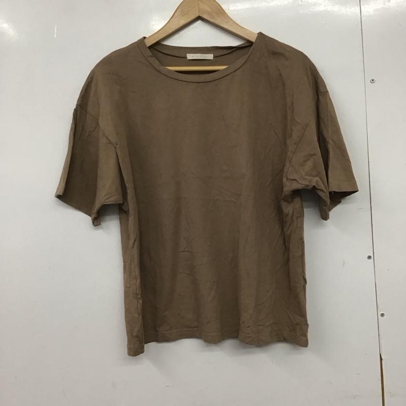 エヘカソポ ehka sopo Tシャツ 半袖 FREE 無地 茶 / ブラウン /  レディース USED 古着 中古 10146768