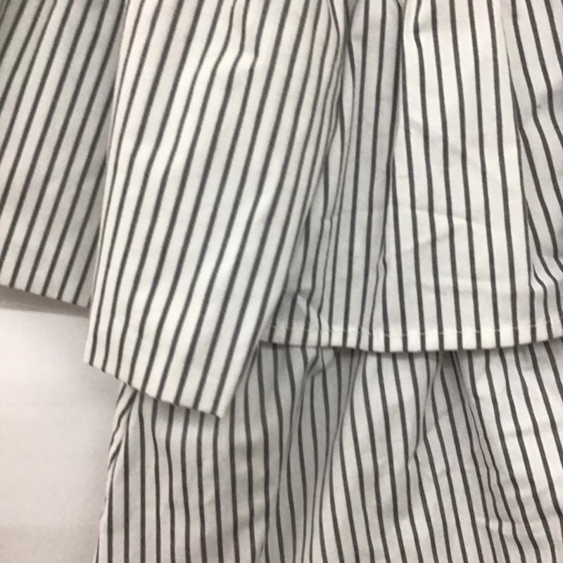 フーズフーチコ who s who Chico カットソー 半袖 FREE ストライプ 白 / ホワイト /  レディース USED 古着 中古 10146778