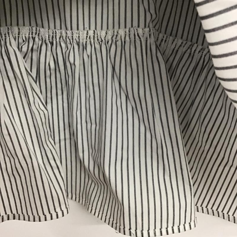 フーズフーチコ who s who Chico カットソー 半袖 FREE ストライプ 白 / ホワイト /  レディース USED 古着 中古 10146778