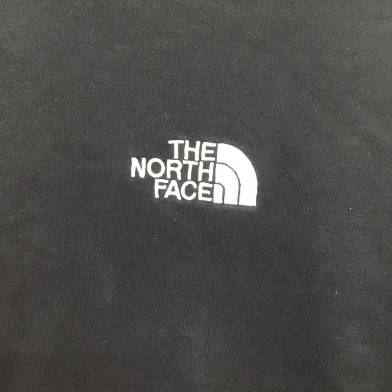ザノースフェイス THE NORTH FACE トレーナー 長袖 長袖トレーナー スウェット クルーネック プルオーバー L ロゴ、文字 ダークグレー / ダークグレー /  メンズ USED 古着 中古 10146779