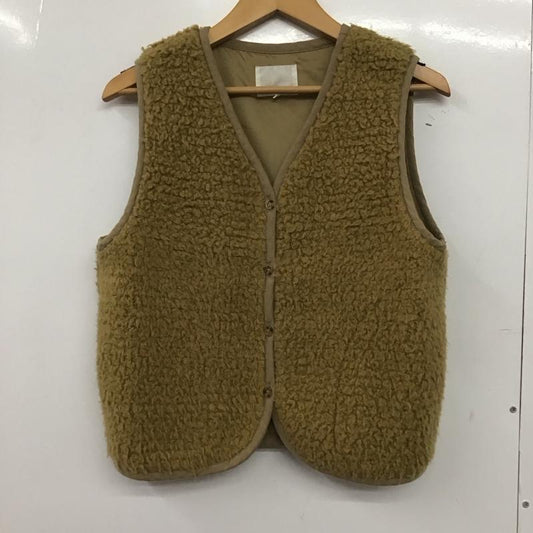 エヘカソポ ehka sopo ベスト ベスト M 無地 茶 / ブラウン /  レディース USED 古着 中古 10146785