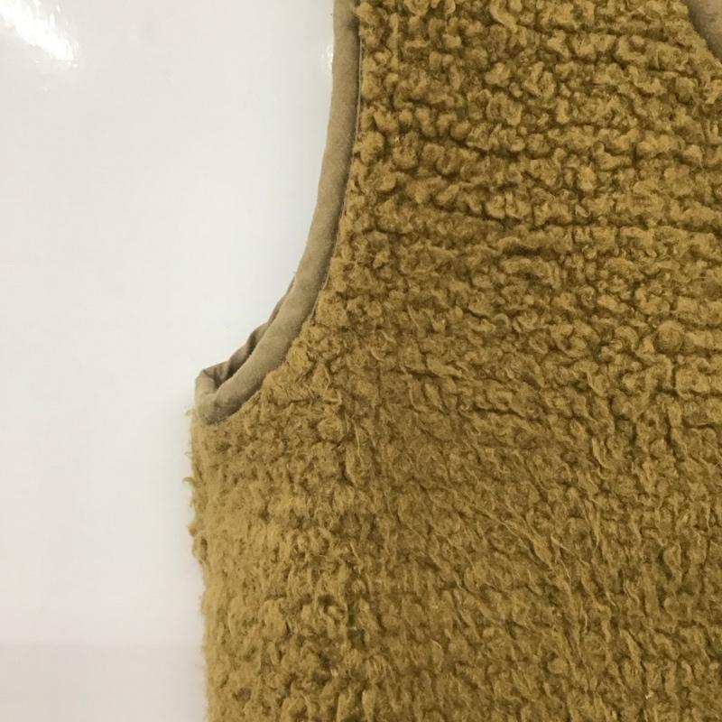 エヘカソポ ehka sopo ベスト ベスト M 無地 茶 / ブラウン /  レディース USED 古着 中古 10146785