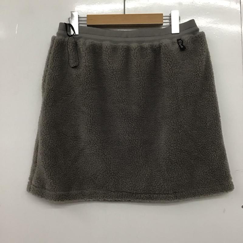 エルーラ Elura スカート ミニスカート L 無地 灰 / グレー /  レディース USED 古着 中古 10146803