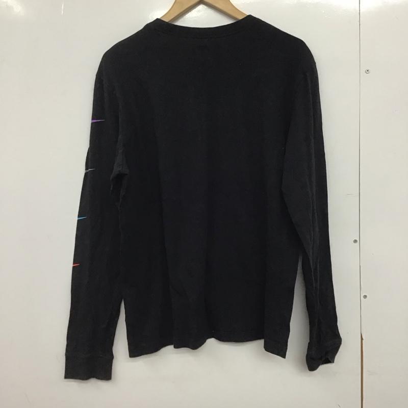 ナイキ NIKE カットソー 長袖 db6189-010 サッカーフットサルウェアー プリントTシャツ L プリント 黒 / ブラック /  メンズ USED 古着 中古 10146806