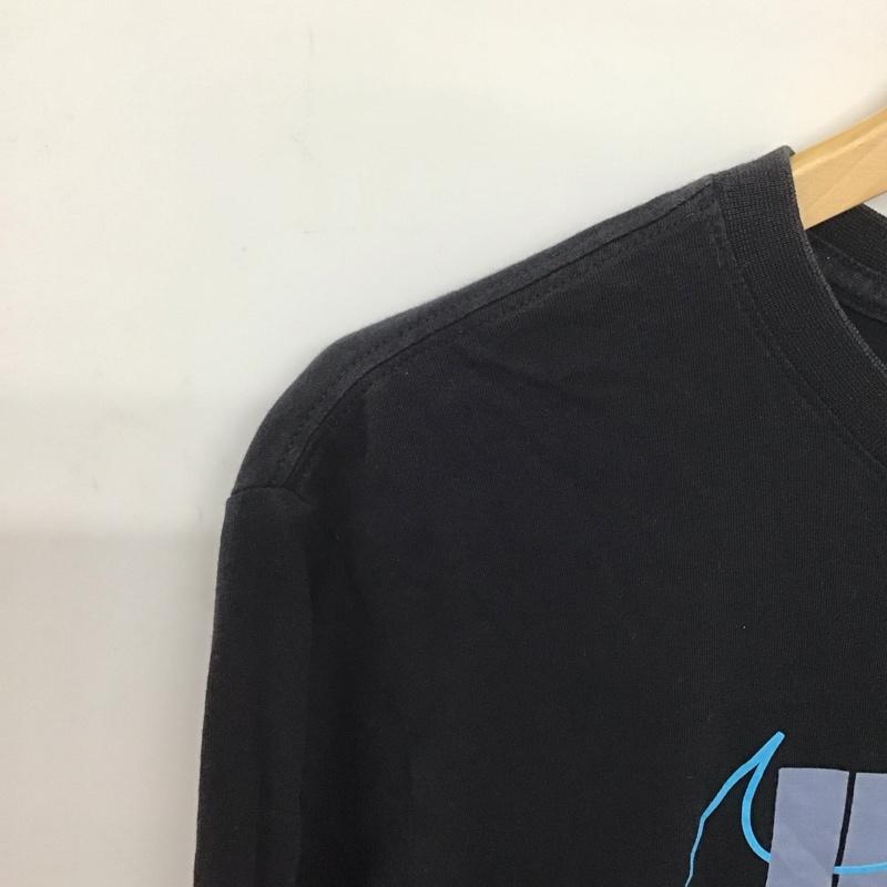 ナイキ NIKE カットソー 長袖 db6189-010 サッカーフットサルウェアー プリントTシャツ L プリント 黒 / ブラック /  メンズ USED 古着 中古 10146806