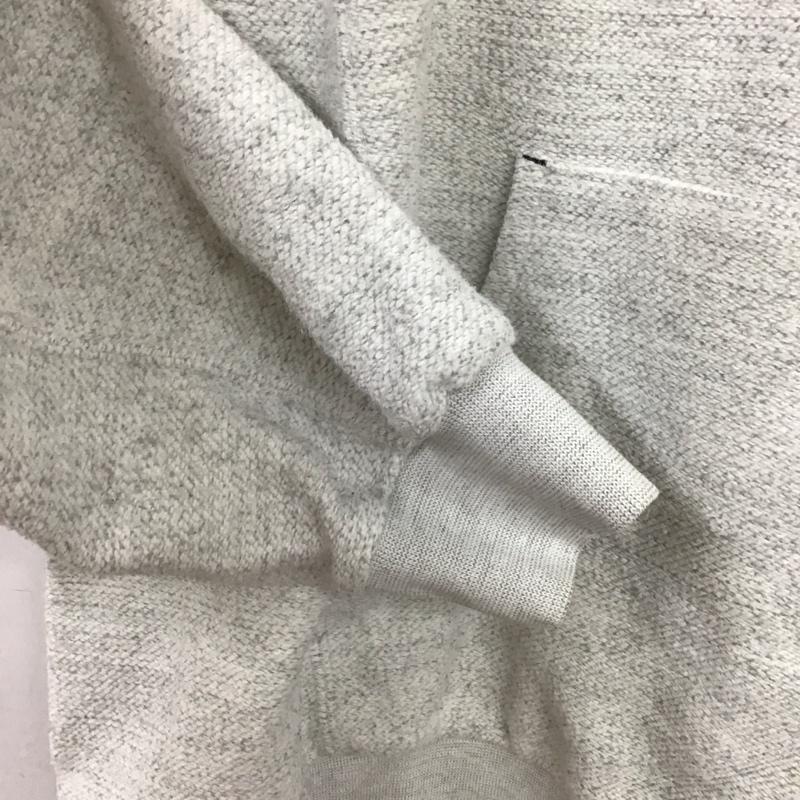 アディダス adidas パーカー 長袖 長袖パーカー プルオーバーパーカー スウェット M ロゴ、文字 灰 / グレー /  メンズ USED 古着 中古 10146833