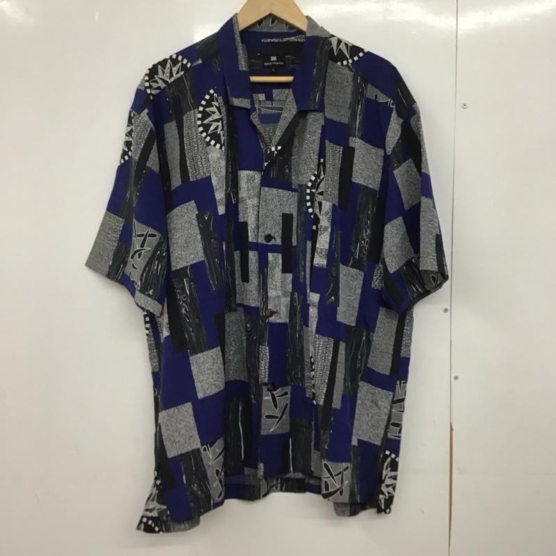 イッセイミヤケ ISSEY MIYAKE シャツ、ブラウス 半袖 半袖シャツ 無地シャツ カラーシャツ 80s 90s L プリント マルチカラー / マルチカラー /  メンズ USED 古着 中古 10146839