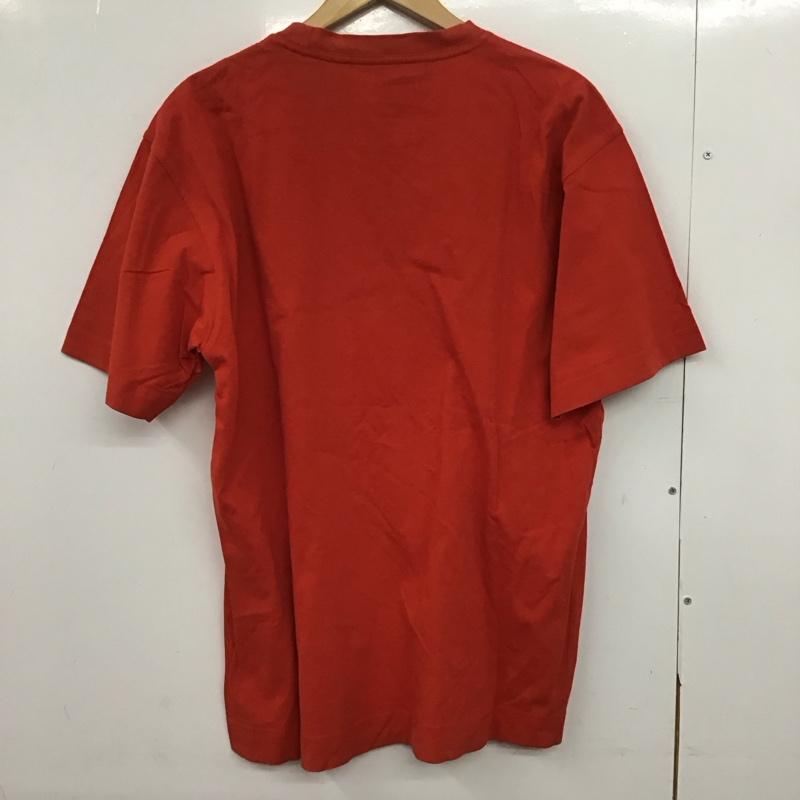 ノーティカ NAUTICA Tシャツ 半袖 半袖カットソー プリントTシャツ クルーネックカットソー ロゴ、文字 橙 / オレンジ /  メンズ USED 古着 中古 10146846