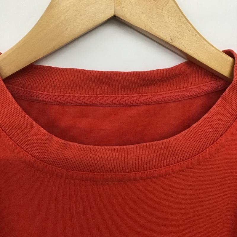 ノーティカ NAUTICA Tシャツ 半袖 半袖カットソー プリントTシャツ クルーネックカットソー ロゴ、文字 橙 / オレンジ /  メンズ USED 古着 中古 10146846