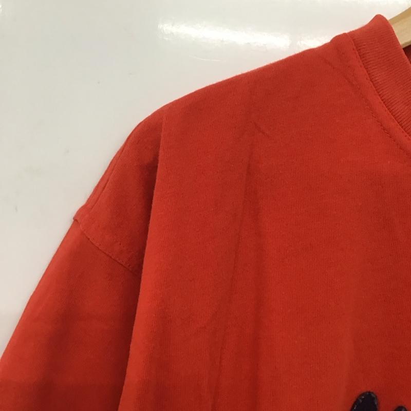 ノーティカ NAUTICA Tシャツ 半袖 半袖カットソー プリントTシャツ クルーネックカットソー ロゴ、文字 橙 / オレンジ /  メンズ USED 古着 中古 10146846