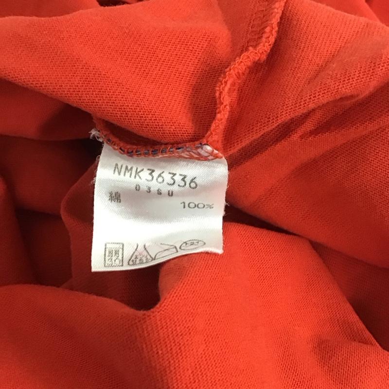 ノーティカ NAUTICA Tシャツ 半袖 半袖カットソー プリントTシャツ クルーネックカットソー ロゴ、文字 橙 / オレンジ /  メンズ USED 古着 中古 10146846