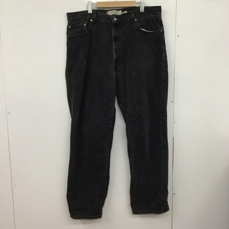 リーバイストラウスアンドコー Levi Strauss & co. パンツ デニム、ジーンズ デニムパンツ ワイドパンツ カジュアルパンツ 00s ドミニカ製 40インチ 無地 ダークグレー / ダークグレー /  メンズ USED 古着 中古 10146854