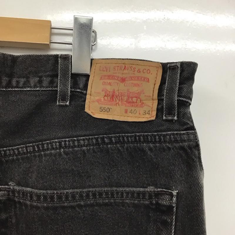 リーバイストラウスアンドコー Levi Strauss & co. パンツ デニム、ジーンズ デニムパンツ ワイドパンツ カジュアルパンツ 00s ドミニカ製 40インチ 無地 ダークグレー / ダークグレー /  メンズ USED 古着 中古 10146854