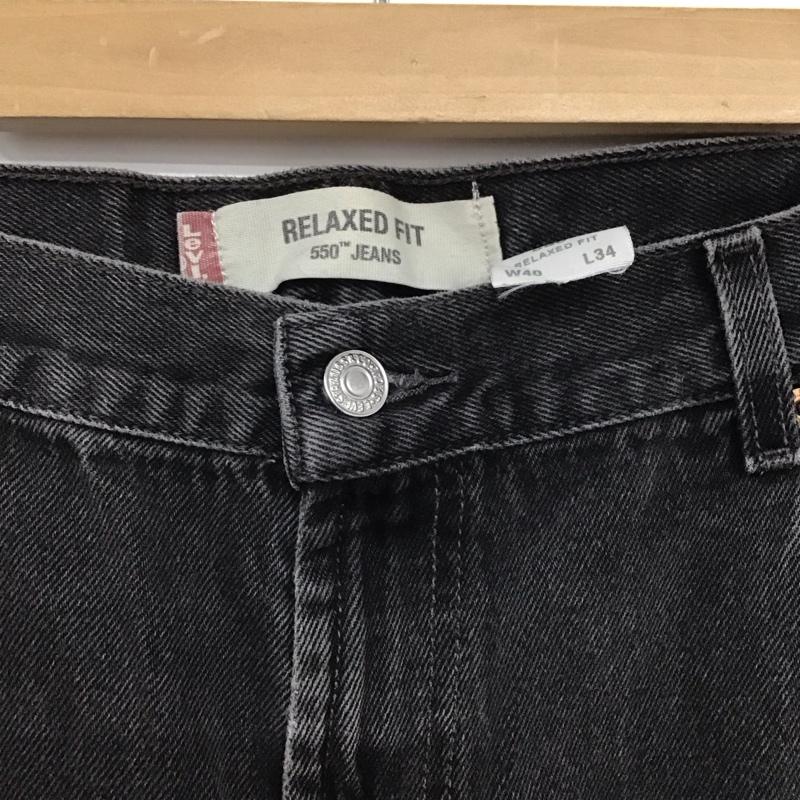 リーバイストラウスアンドコー Levi Strauss & co. パンツ デニム、ジーンズ デニムパンツ ワイドパンツ カジュアルパンツ 00s ドミニカ製 40インチ 無地 ダークグレー / ダークグレー /  メンズ USED 古着 中古 10146854