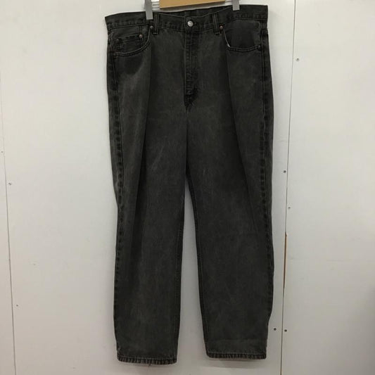 リーバイストラウスアンドコー Levi Strauss & co. パンツ デニム、ジーンズ デニムパンツ ワイドパンツ カジュアルパンツ 40 無地 ダークグレー / ダークグレー /  メンズ USED 古着 中古 10146857