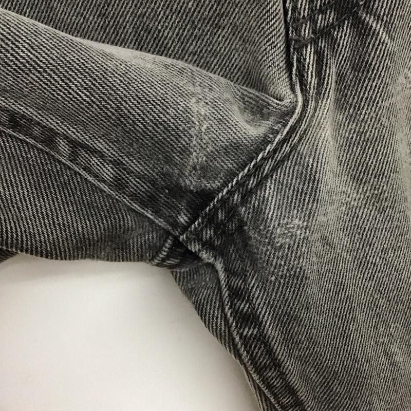 リーバイストラウスアンドコー Levi Strauss & co. パンツ デニム、ジーンズ デニムパンツ ワイドパンツ カジュアルパンツ 40 無地 ダークグレー / ダークグレー /  メンズ USED 古着 中古 10146857