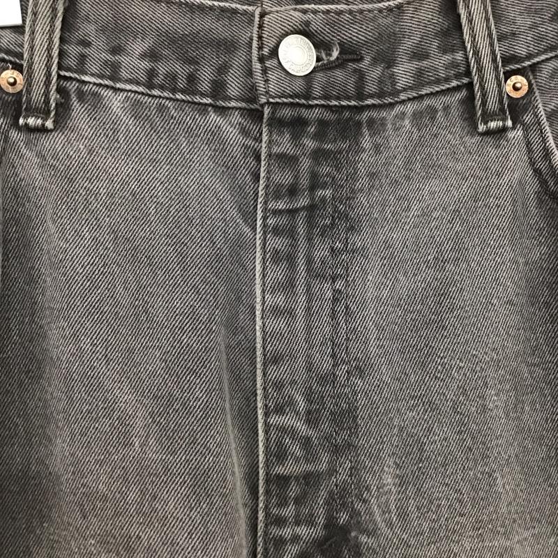 リーバイストラウスアンドコー Levi Strauss & co. パンツ デニム、ジーンズ デニムパンツ ワイドパンツ カジュアルパンツ 40 無地 ダークグレー / ダークグレー /  メンズ USED 古着 中古 10146857