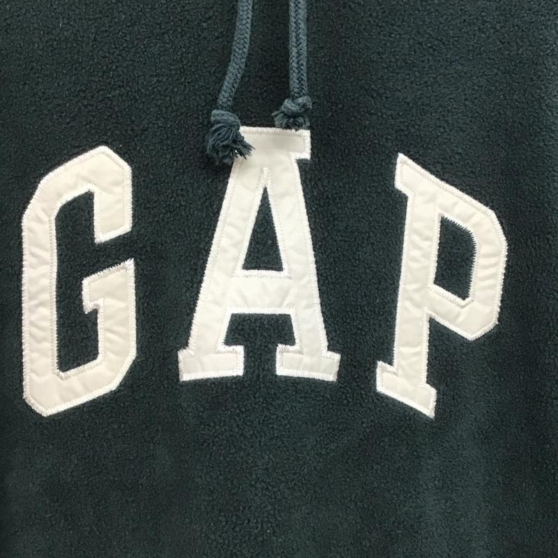 ギャップ GAP パーカー 長袖 L ロゴ、文字 緑 / グリーン /  メンズ USED 古着 中古 10146859