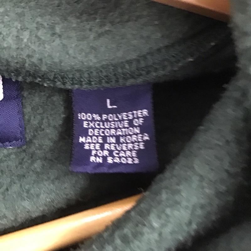 ギャップ GAP パーカー 長袖 L ロゴ、文字 緑 / グリーン /  メンズ USED 古着 中古 10146859