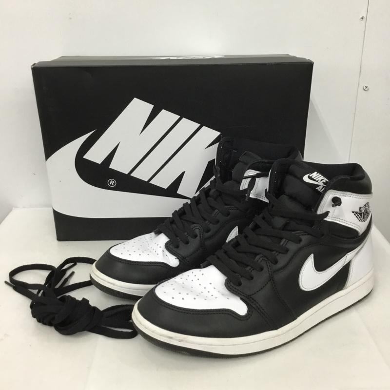 ナイキ NIKE スニーカー スニーカー DZ5485 010 AIR JORDAN 1 RETRO HIGH OG 29cm 箱有 29.0cm ロゴ、文字 白 / ホワイト / X 黒 / ブラック /  メンズ USED 古着 中古 10146867