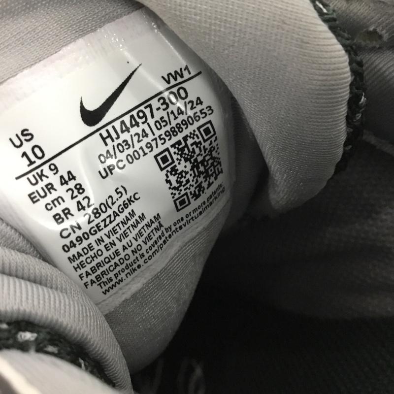 ナイキ NIKE スニーカー スニーカー HJ4497 300 V2K RUN 28cm 28.0cm ロゴ、文字 緑 / グリーン / X 銀 / シルバー /  メンズ USED 古着 中古 10146871