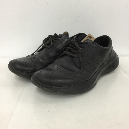 コールハーン COLE HAAN スニーカー スニーカー C35508 ゼログランド チェンジペース ウィング ラックス レザー 9.5  黒 / ブラック /  メンズ USED 古着 中古 10146876