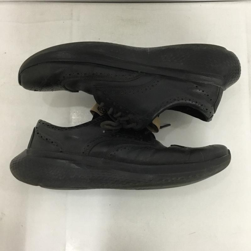 コールハーン COLE HAAN スニーカー スニーカー C35508 ゼログランド チェンジペース ウィング ラックス レザー 9.5  黒 / ブラック /  メンズ USED 古着 中古 10146876
