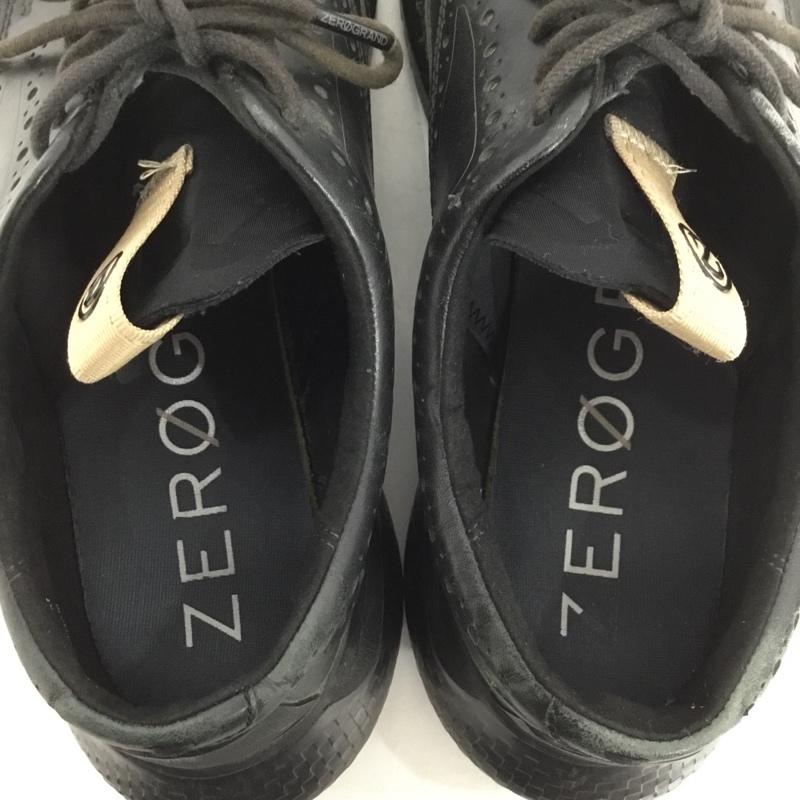 コールハーン COLE HAAN スニーカー スニーカー C35508 ゼログランド チェンジペース ウィング ラックス レザー 9.5  黒 / ブラック /  メンズ USED 古着 中古 10146876