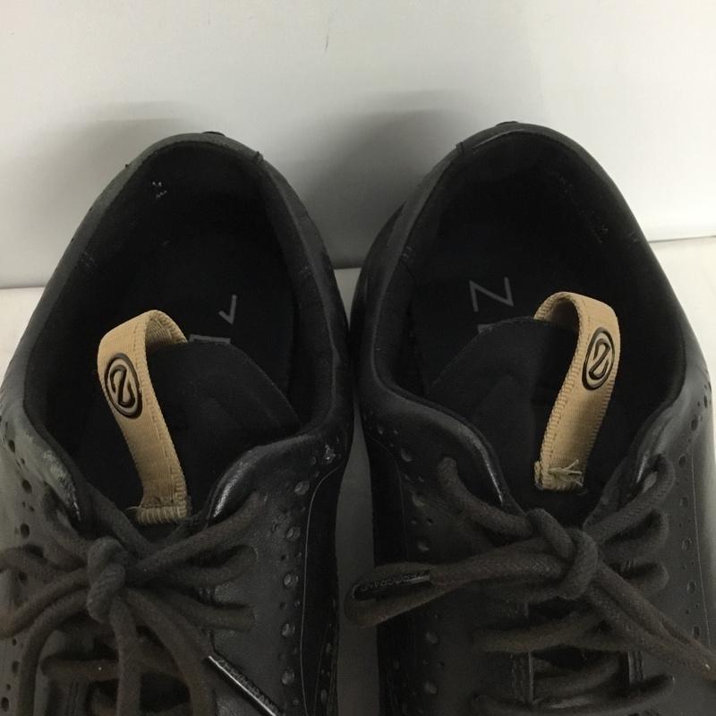 コールハーン COLE HAAN スニーカー スニーカー C35508 ゼログランド チェンジペース ウィング ラックス レザー 9.5  黒 / ブラック /  メンズ USED 古着 中古 10146876