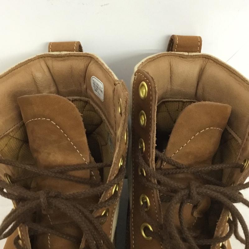 ティンバーランド Timberland ブーツ ショートブーツ 5630R レースアップ 26cm 26.0cm ワンポイント 茶 / ブラウン / X ベージュ / ベージュ /  メンズ USED 古着 中古 10146878