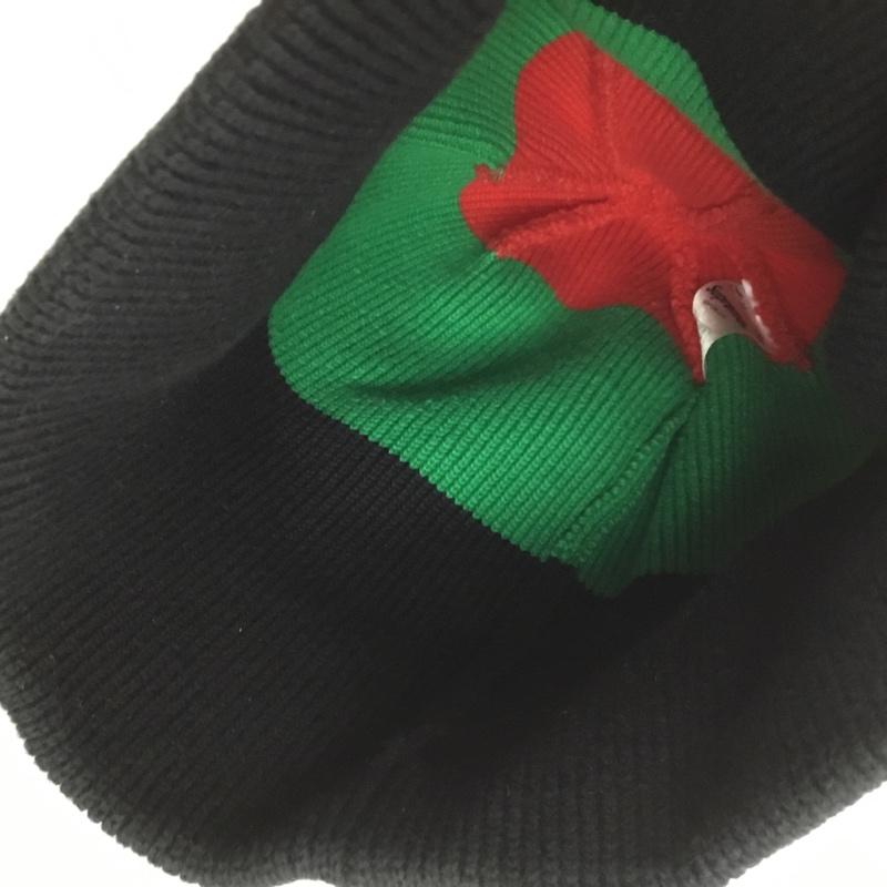シュプリーム Supreme 帽子 ニット帽 13SS Big Striped Beanie Box Logo ロゴ、文字 赤 / レッド / X 緑 / グリーン / X 黒 / ブラック /  メンズ USED 古着 中古 10146883