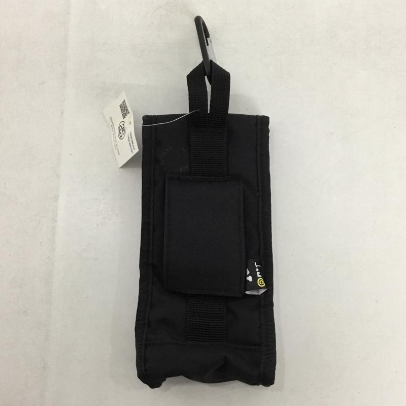ステューシー STUSSY ポーチ ポーチ ベルトポーチ カラビナ ロゴ、文字 黒 / ブラック /  メンズ USED 古着 中古 10146886