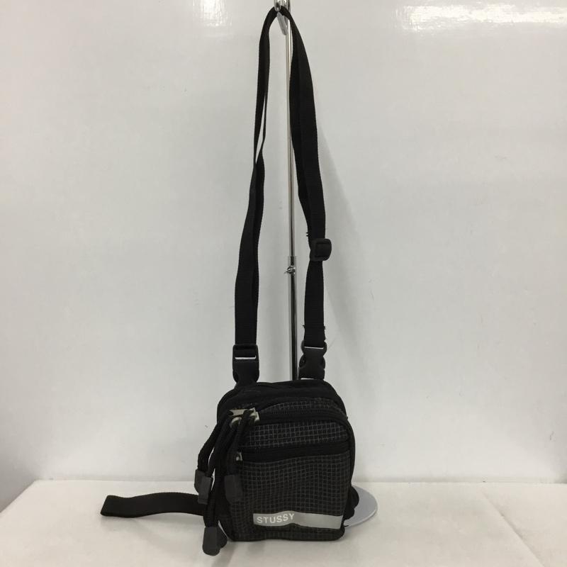 ステューシー STUSSY ショルダーバッグ ショルダーバッグ ミニショルダーバッグ ロゴ、文字 黒 / ブラック /  メンズ USED 古着 中古 10146897