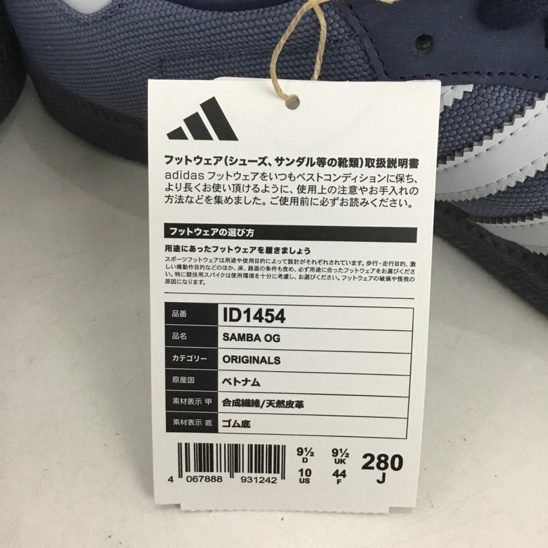 アディダス adidas スニーカー スニーカー ID1454 SAMBA OG 28cm 箱有 28.0cm ロゴ、文字 紺 / ネイビー /  メンズ USED 古着 中古 10146905