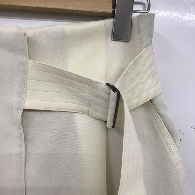 古着 USED ボトムス ボトムス N5R03-342-02 ベルトワイドパンツ キャストコロン S 無地 オフホワイト / オフホワイト /  レディース USED 古着 中古 10146919