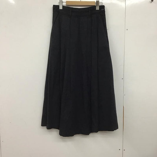 ドミンゴ DOMINGO スカート ロングスカート 17-379T チノスカート ボリュームスカート S 無地 黒 / ブラック /  レディース USED 古着 中古 10146920