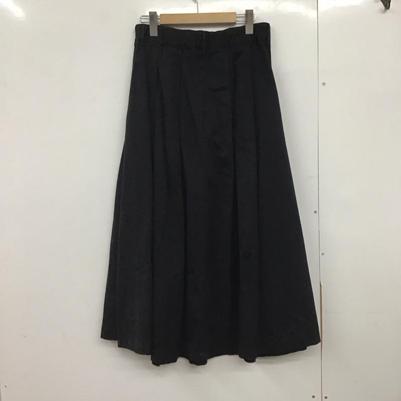 ドミンゴ DOMINGO スカート ロングスカート 17-379T チノスカート ボリュームスカート S 無地 黒 / ブラック /  レディース USED 古着 中古 10146920
