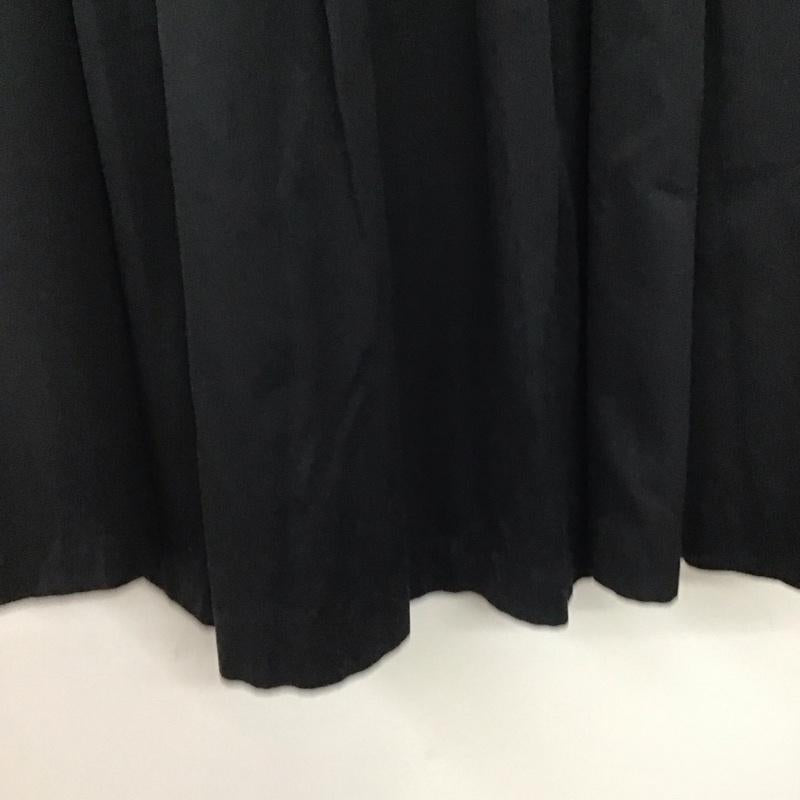 ドミンゴ DOMINGO スカート ロングスカート 17-379T チノスカート ボリュームスカート S 無地 黒 / ブラック /  レディース USED 古着 中古 10146920