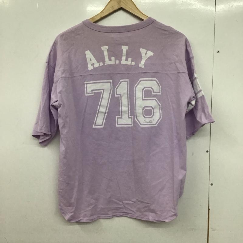 古着 USED Tシャツ 半袖 LAVANDA 宇野実彩子 バックプリント FREE ロゴ、文字 紫 / パープル /  レディース USED 古着 中古 10146933
