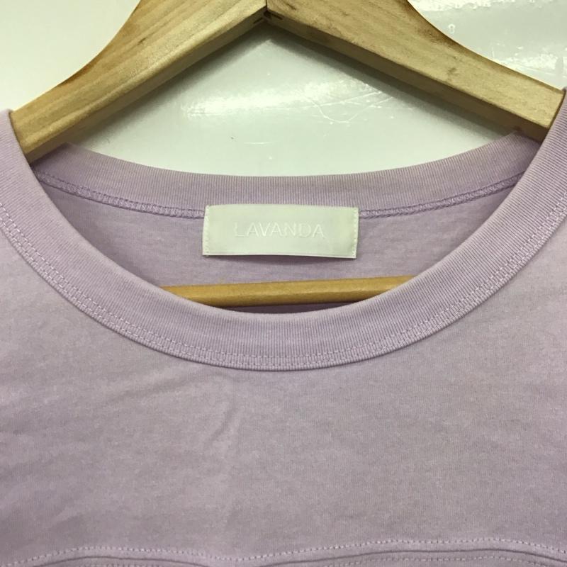 古着 USED Tシャツ 半袖 LAVANDA 宇野実彩子 バックプリント FREE ロゴ、文字 紫 / パープル /  レディース USED 古着 中古 10146933