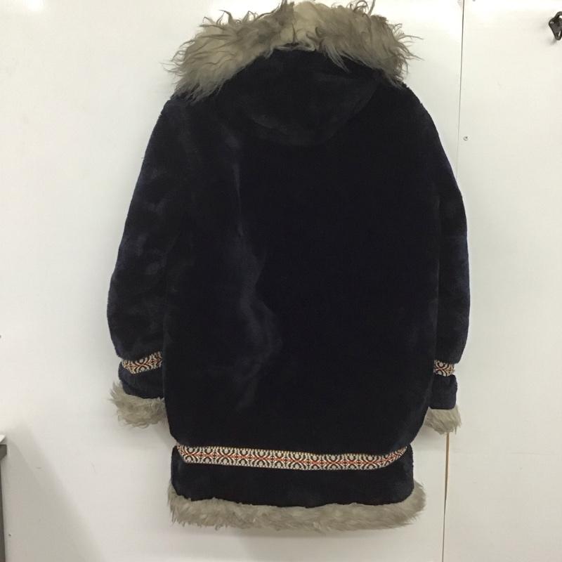 古着 USED ジャケット、上着 ジャンパー、ブルゾン ジップアップジャケット アウター 古着 パーカー 無地 紺 / ネイビー /  メンズ USED 古着 中古 10146938