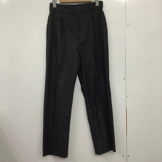 ユナイテッドアローズグリーンレーベルリラクシング UNITED ARROWS green label relaxing パンツ スラックス 3514-162-1942 スラブマットセミフレアスリットパンツ スラックス 38 無地 ダークグレー / ダークグレー /  レディース USED 古着 中古 10146941
